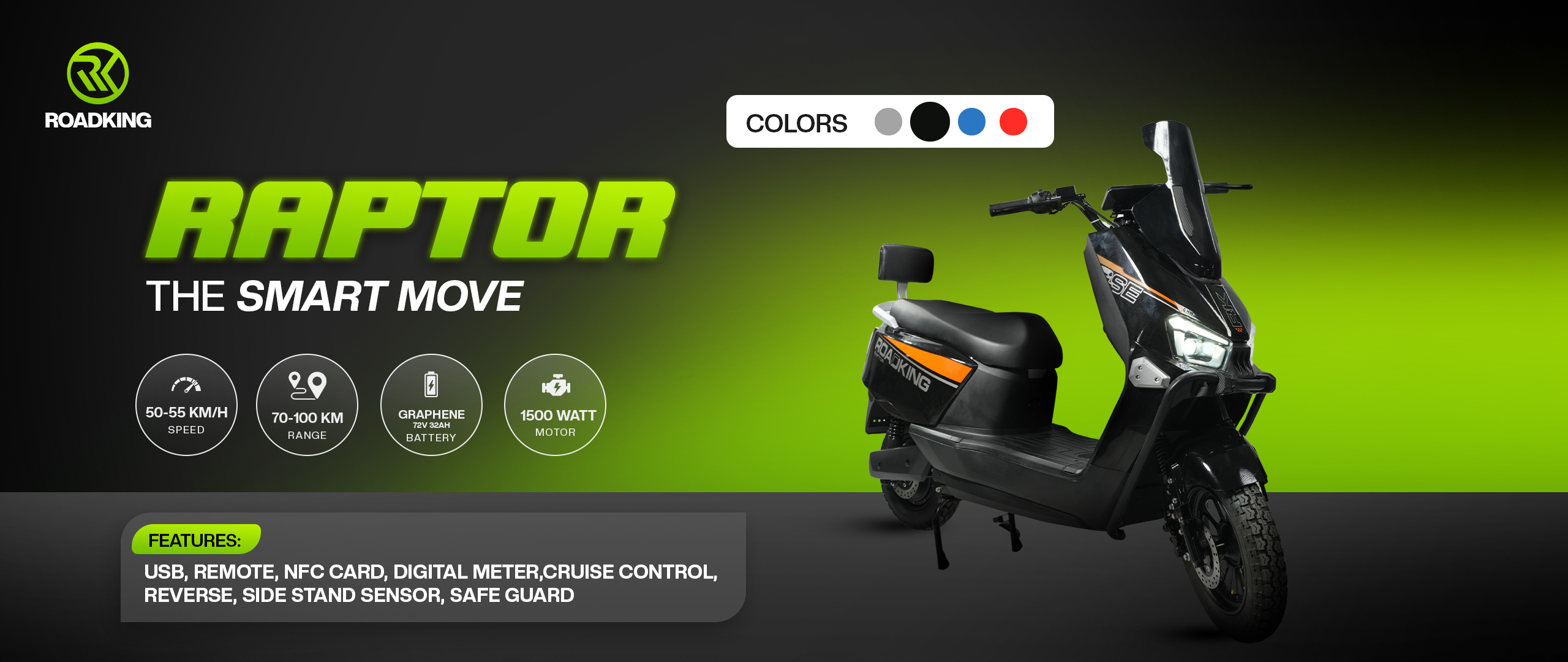 RAPTOR BLACK BANNER