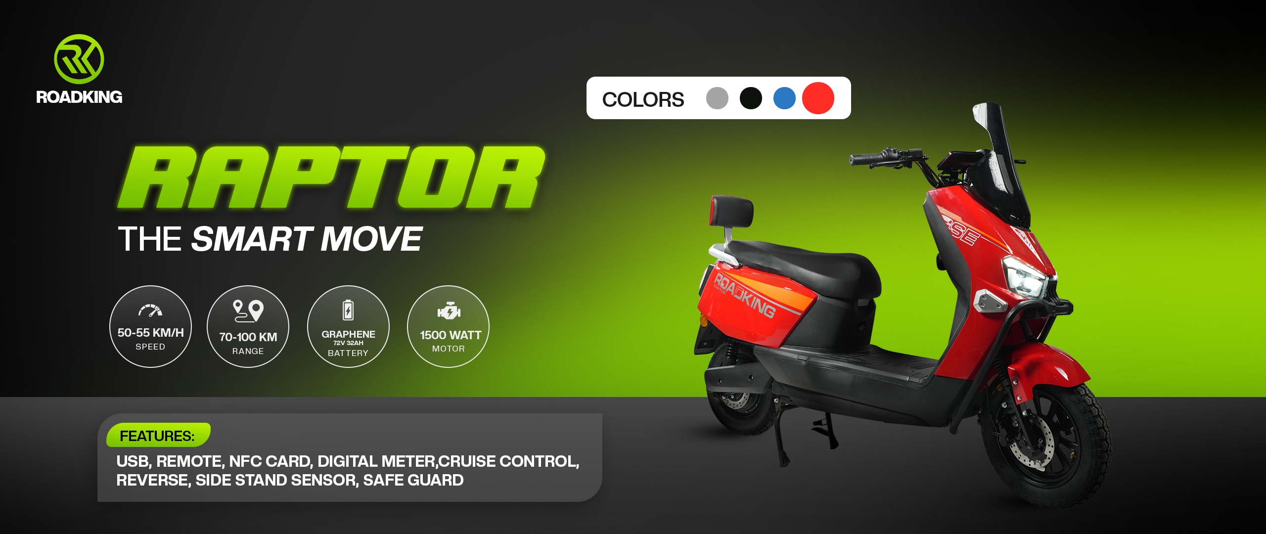 RAPTOR RED BANNER